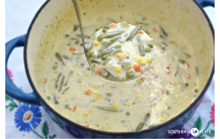 Creamy Vegetable Soup (Low-Carb Version)