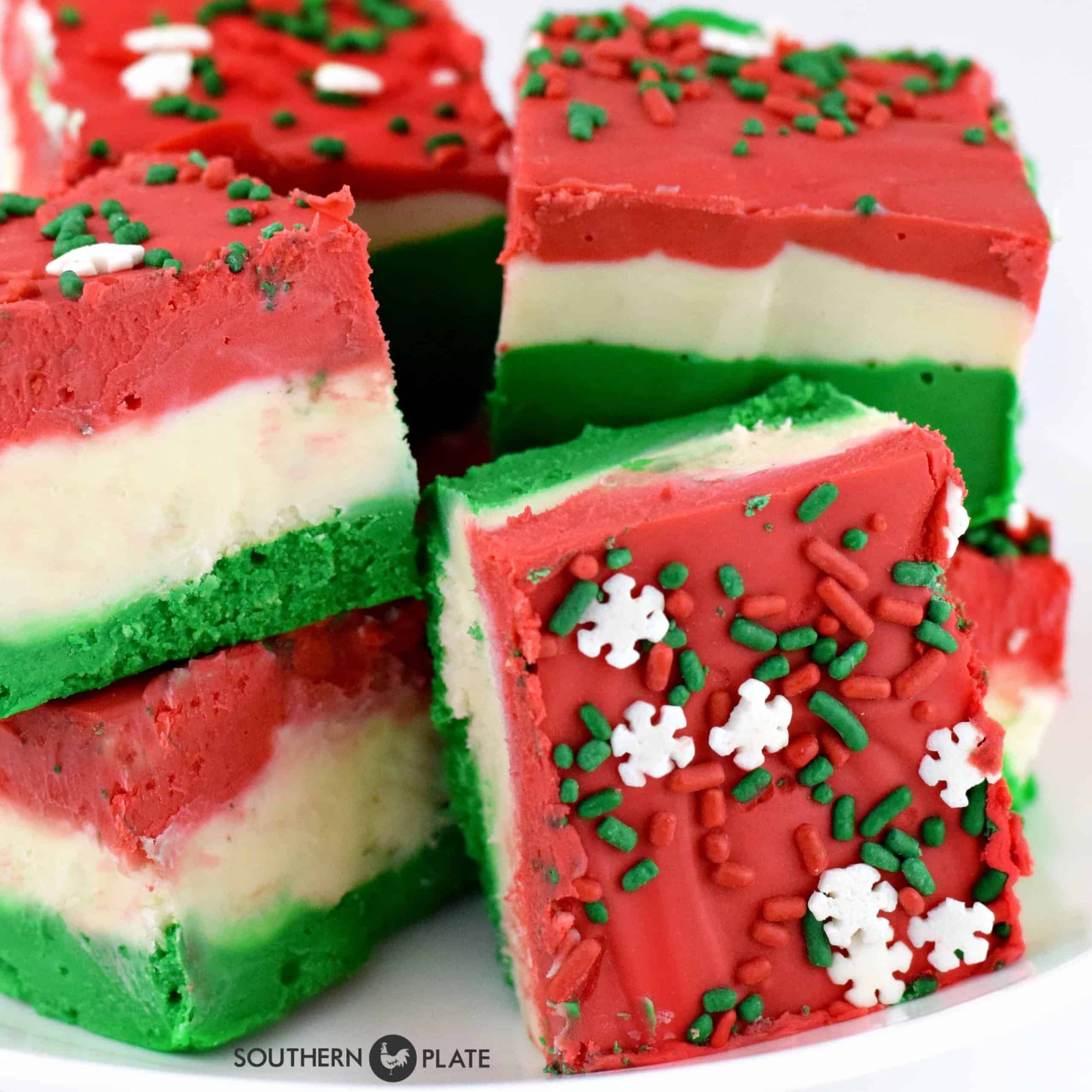 Fuss Free Striped Fudge