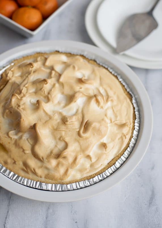 Baked Orange Meringue Pie