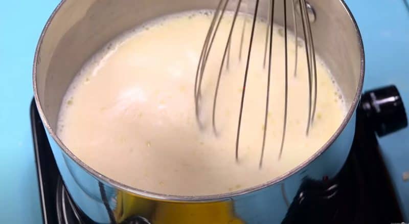 Add pudding ingredients to saucepot and whisk until thickened.