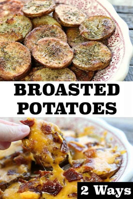Broasted Potatoes Pinterest image