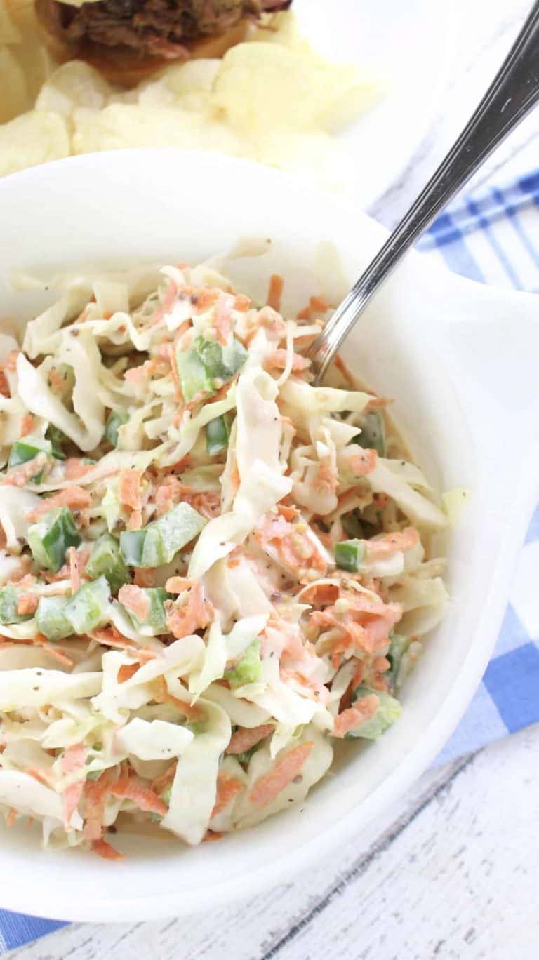 The Best Creamy & Tangy Coleslaw