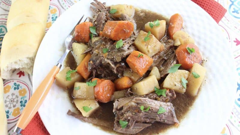 Tuscany pot roast and veggies