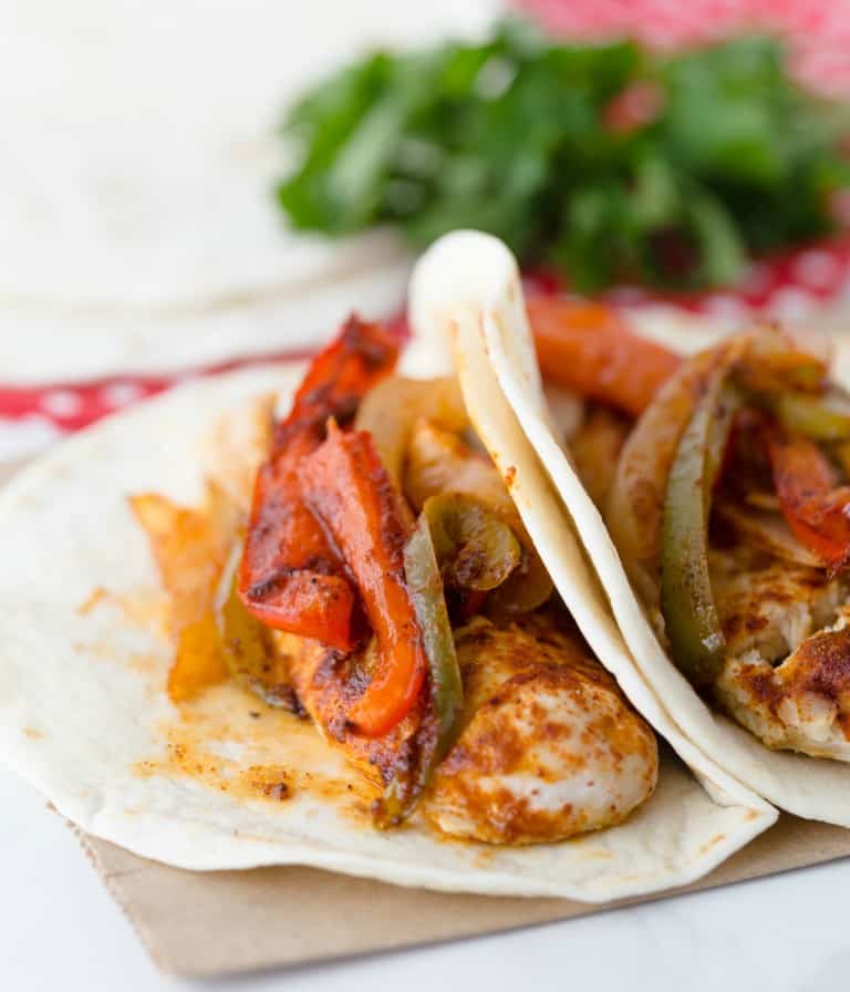 chicken fajitas