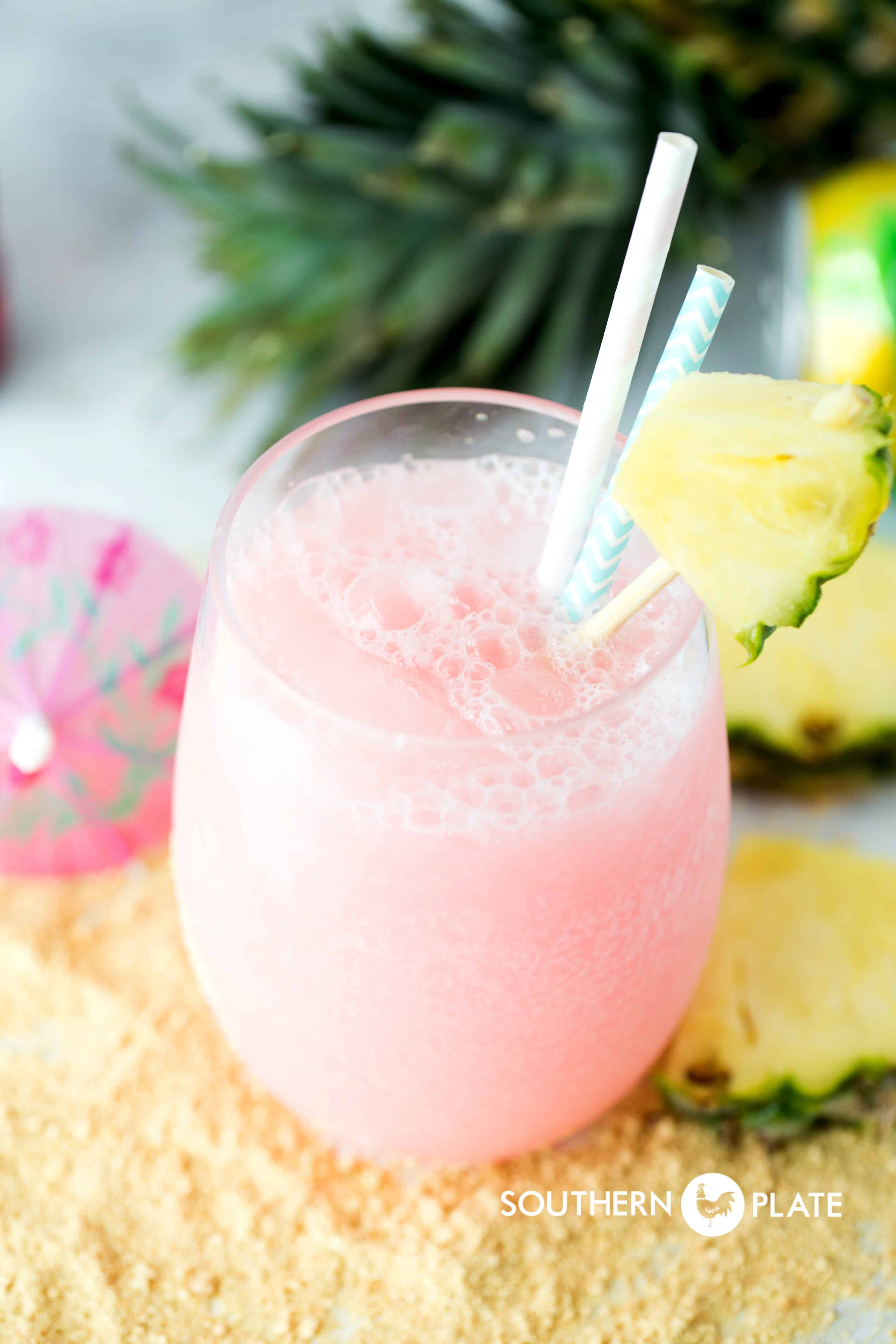 Tropical pink a non alcoholic fun fruity drink for summer southern