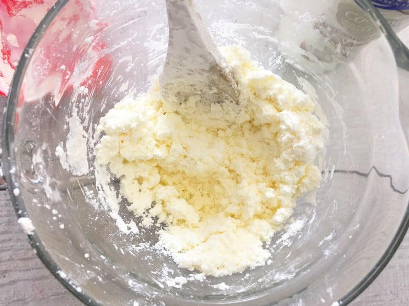 Stir ingredients together until crumbly.