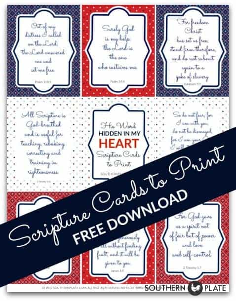 Free Printable Scripture Cards