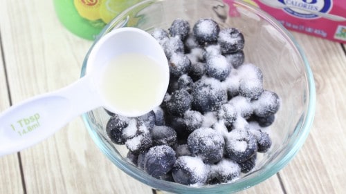 Blueberry Cream Cheese Danish (from crescent rolls!)