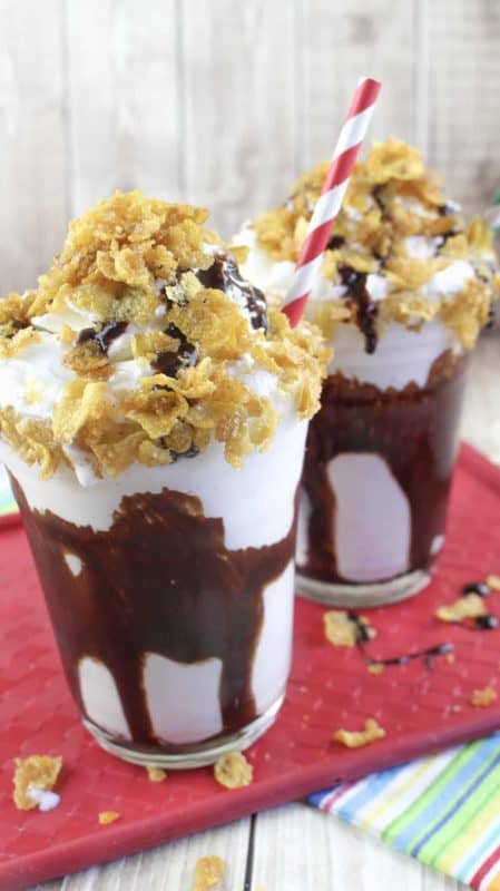 Deep Fried Ice Cream Milkshakes