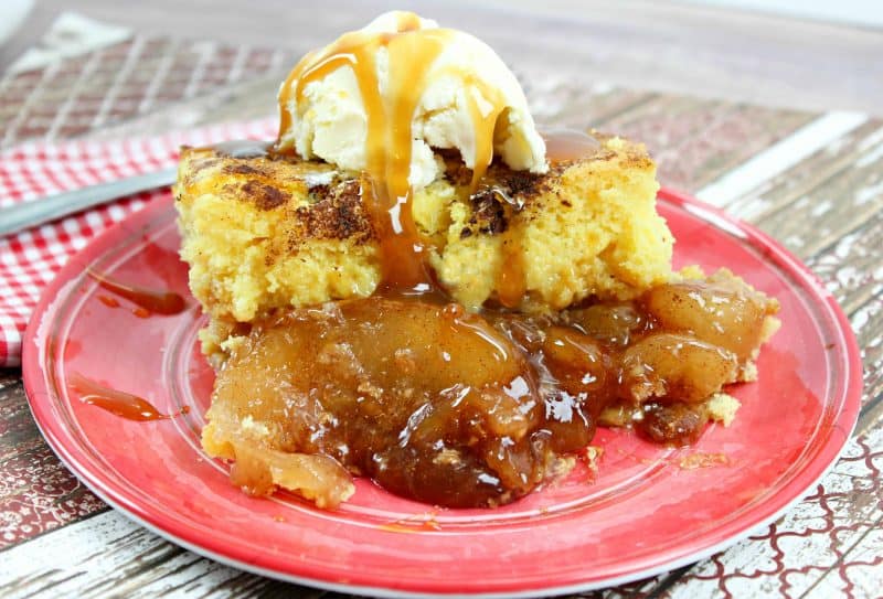 dump cake caramel apple