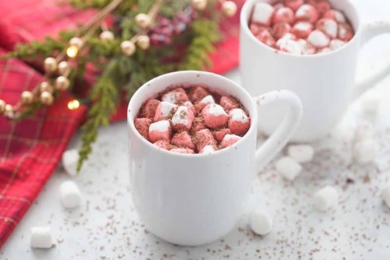 Mug of Red Velvet Hot Chocolate