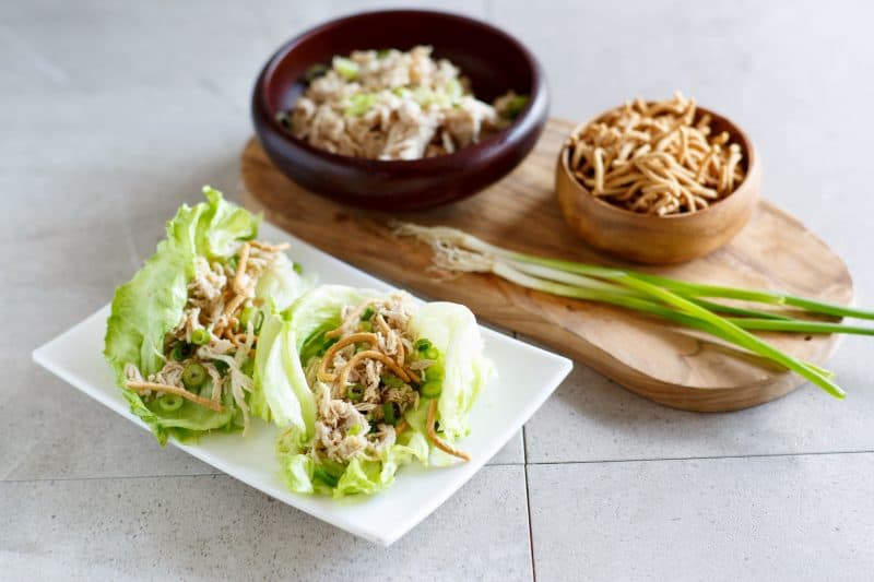 AMAZING & EASY Crock Pot Chicken Lettuce Wraps