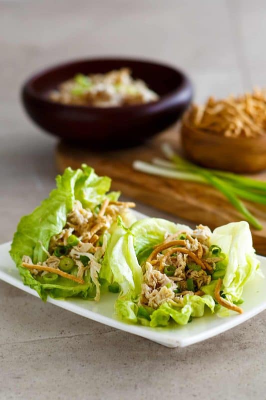 Crock Pot Chicken Lettuce Wraps