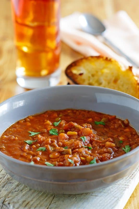 Bowl of Lentil Stew.