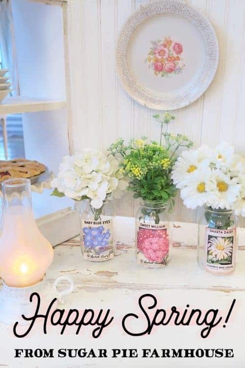 Make A Spring Fresh Centerpiece! (with printables)