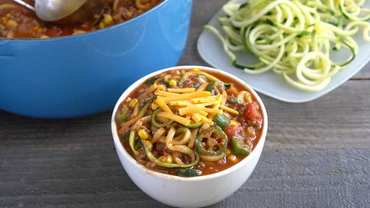 Healthy Goulash – with Zoodles!