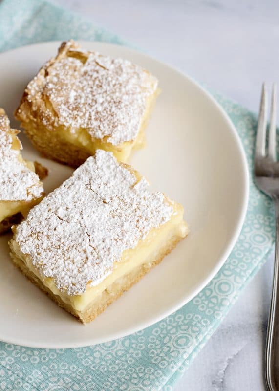 Gooey Butter Bars From Scratch