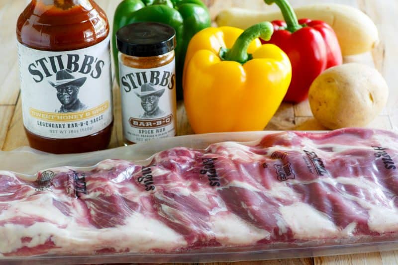 Sheet Pan Ribs and Veggies