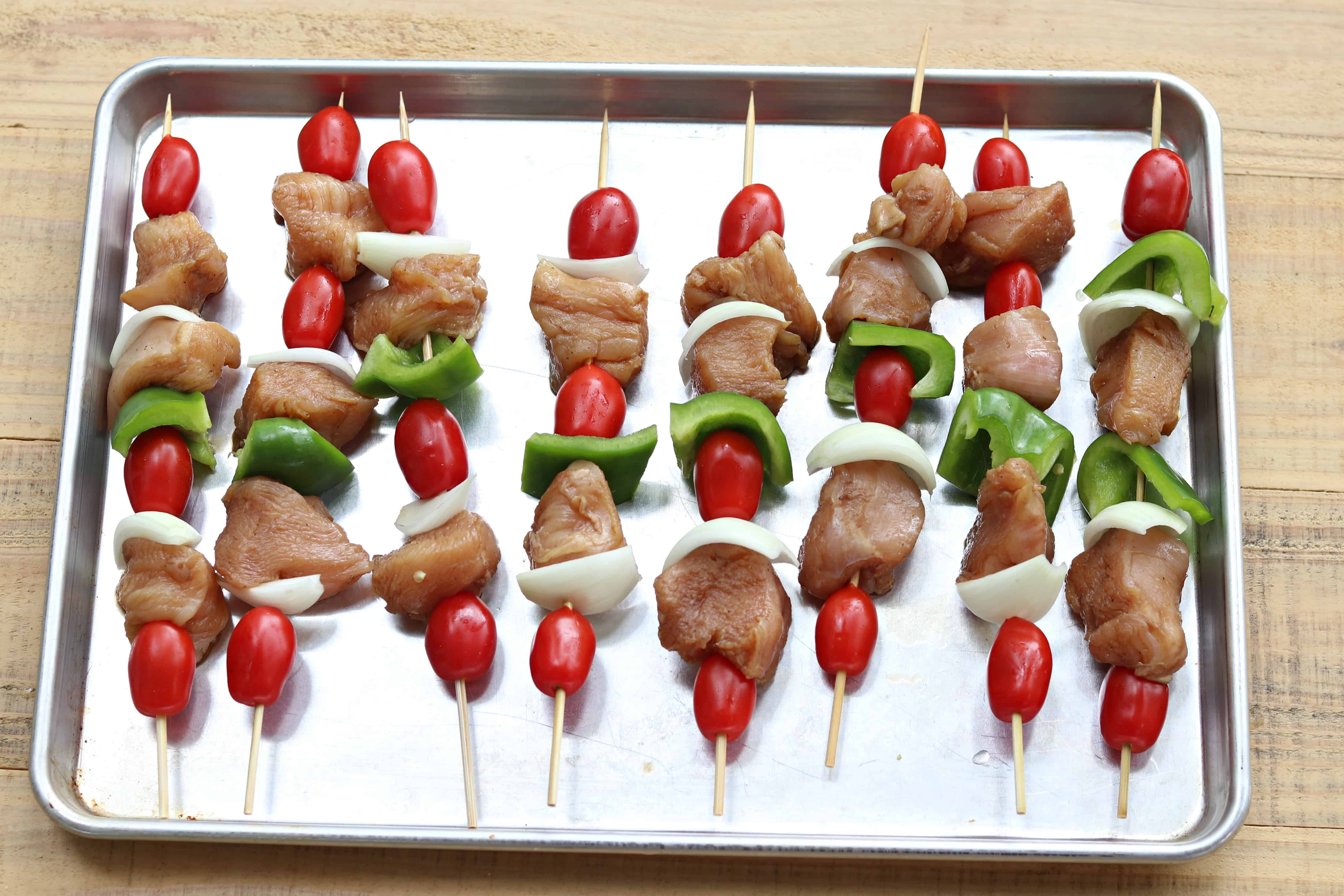 Oven Chicken Kabobs - Southern Plate