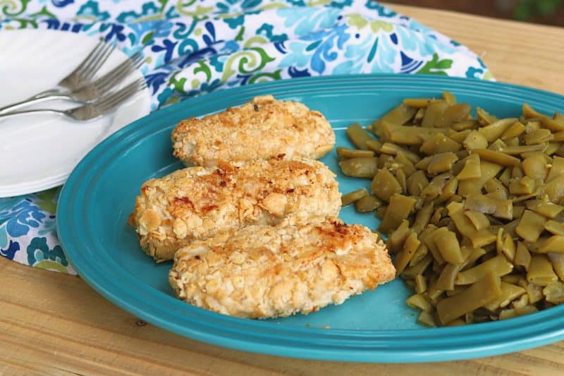 ritz cracker oven fry chicken