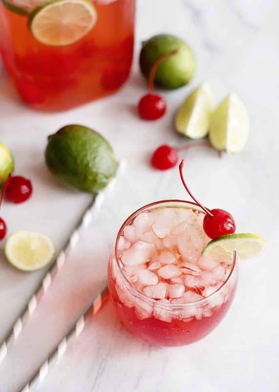 Cherry limeade – quick and fresh!