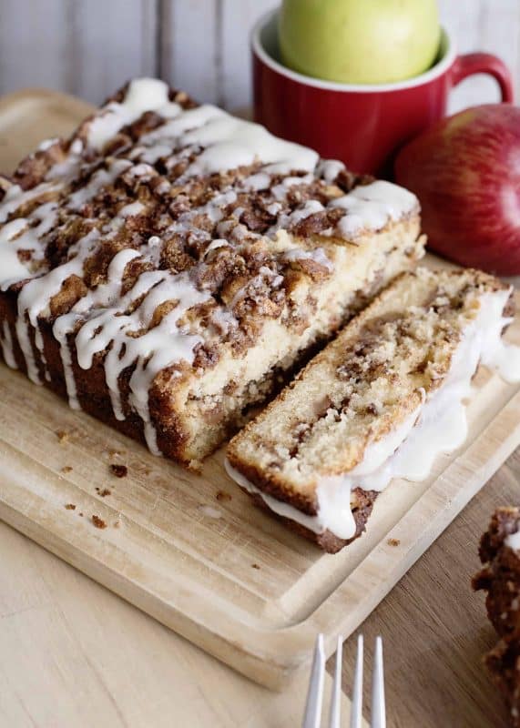 Cinnamon Apple Bread Sliced