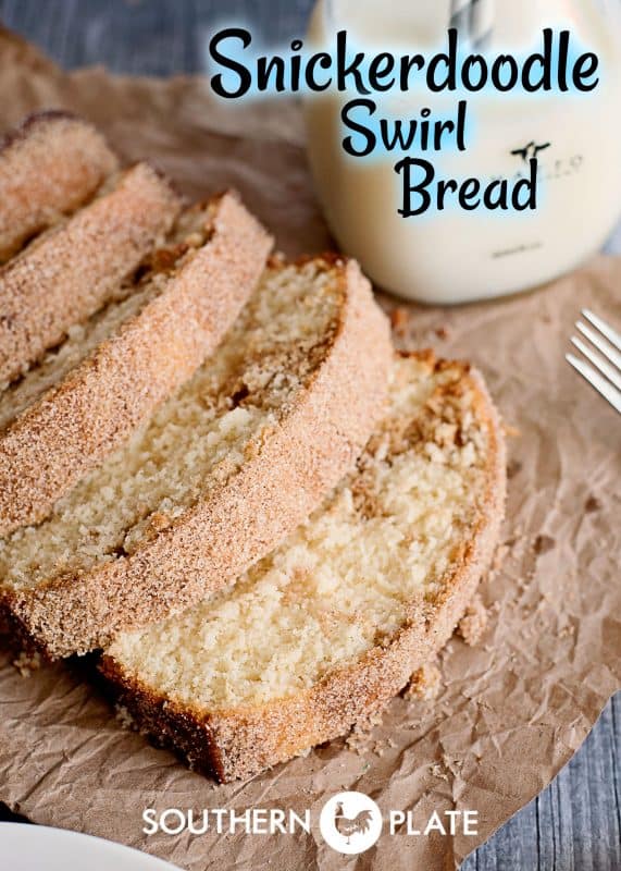 Snickerdoodle Swirl Bread by Southern Plate - Weekend Potluck 512