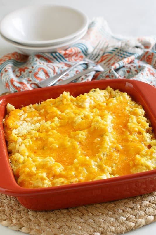 Cheesy Chicken and Rice - Oven Version