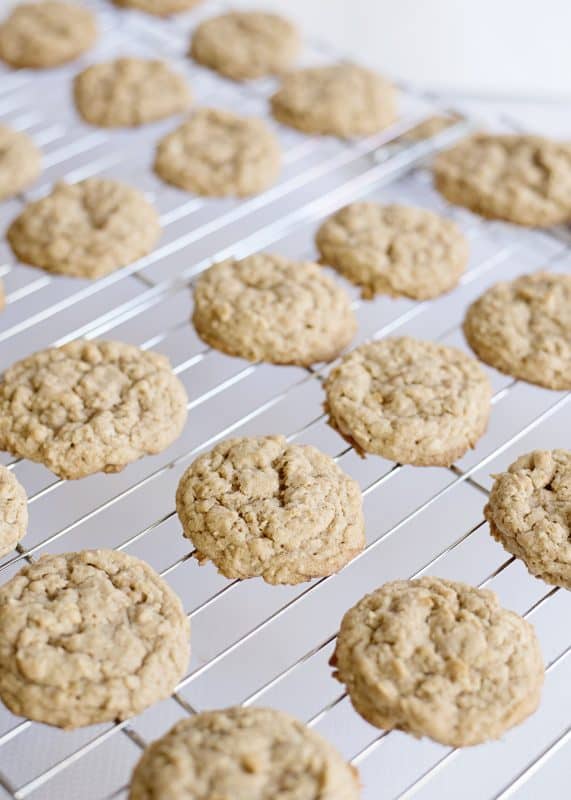 Cool cookies on wire rack before icing.