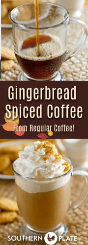 Gingerbread-spiced coffee