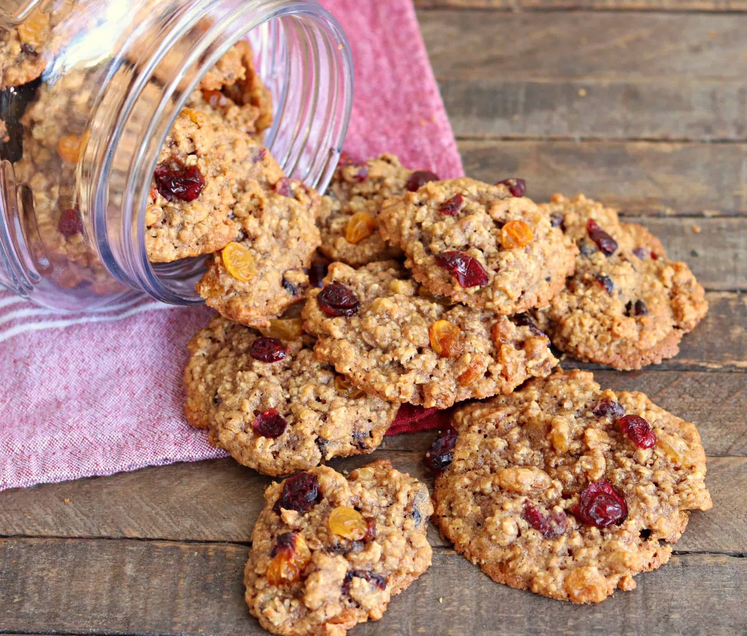 Chewy Loaded Oatmeal Cookies