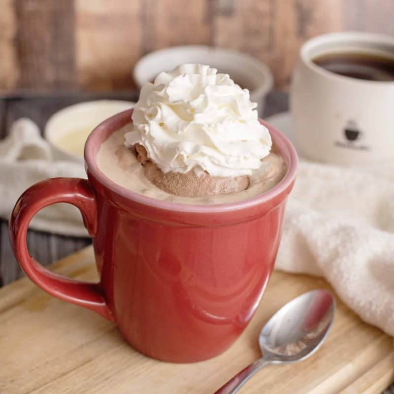 Mocha coffee float