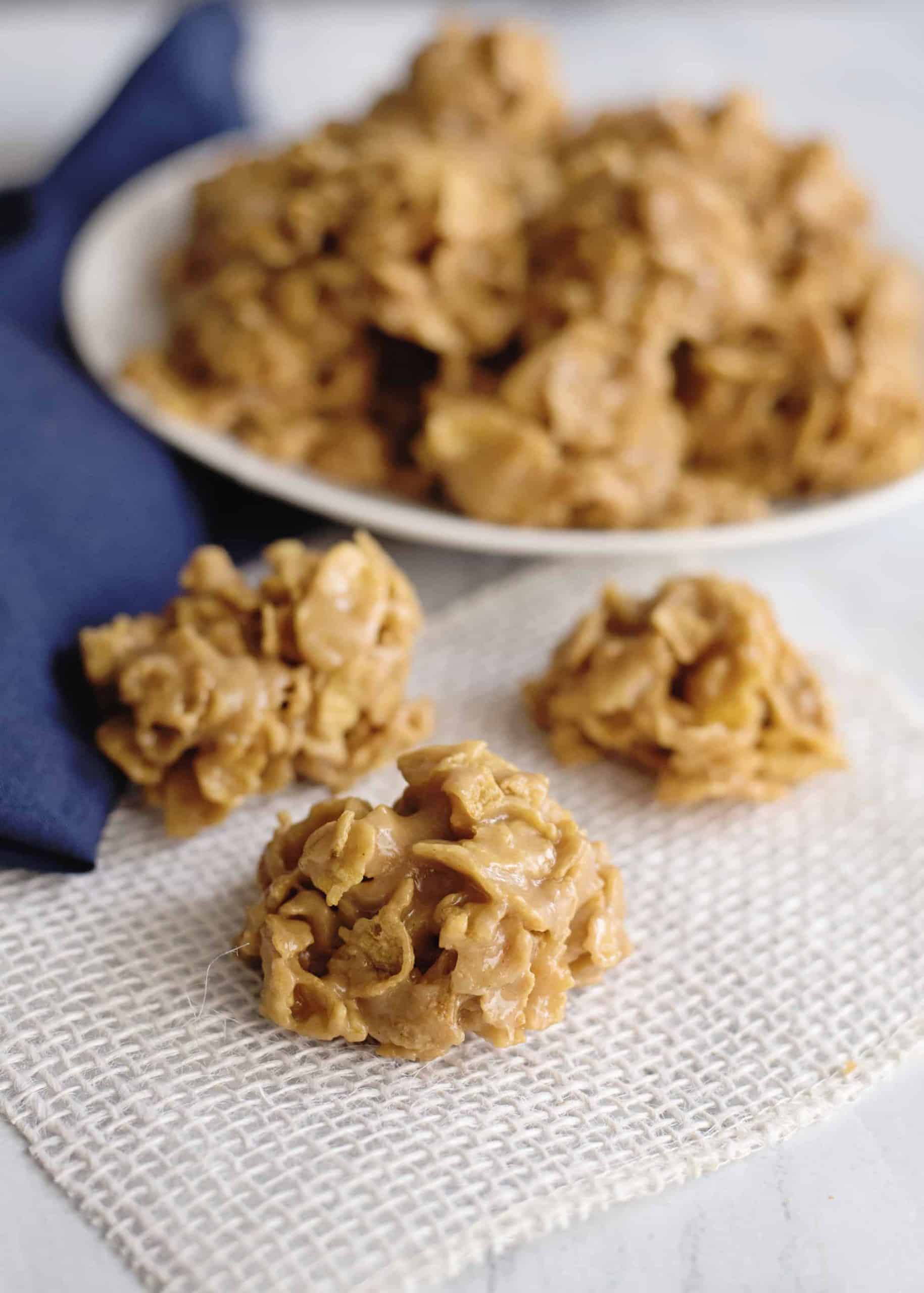 Peanut Butter Cornflake Cookies