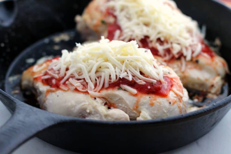 Low Carb Lasagna Stuffed Chicken