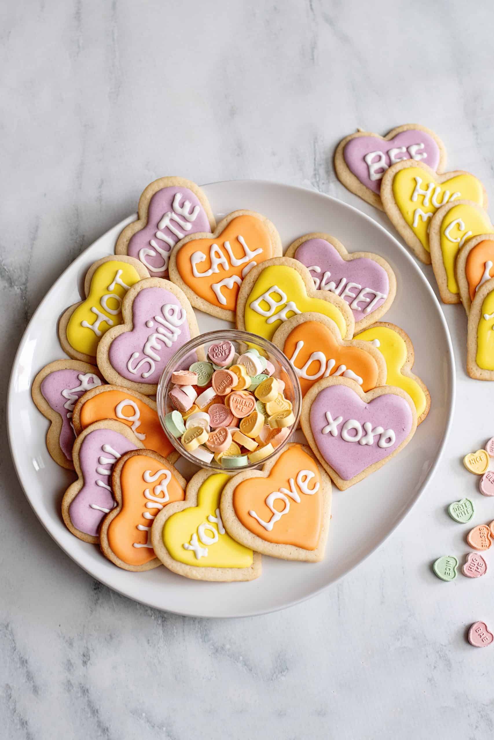 Heart Shaped Cookies With Royal Icing