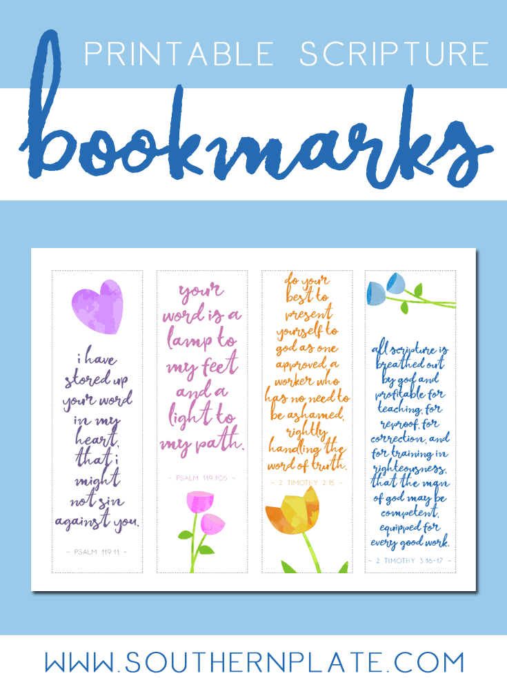 Free Printable Scripture Bookmarks