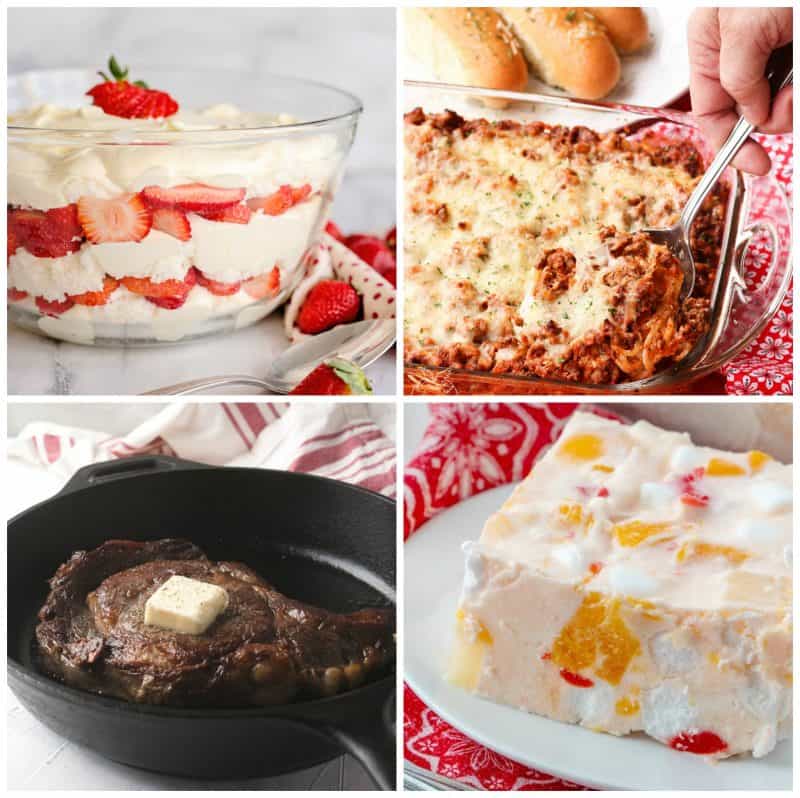 Meal Plan Monday featured recipe collage