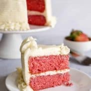 fresh strawberry cake