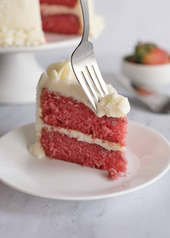 Fresh Strawberry Cake With Cream Cheese Icing - Southern Plate