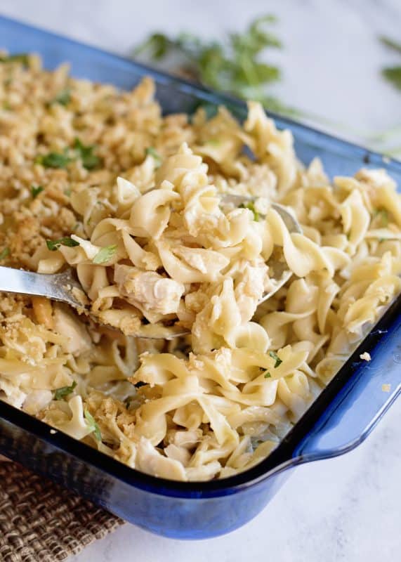 Chicken Noodle Casserole - and 7 tips for picky eaters