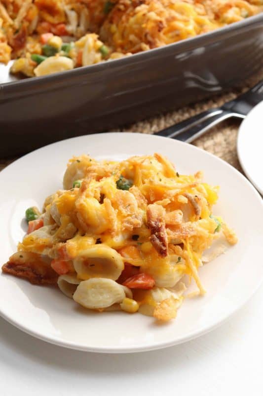 Country Casserole on plate.