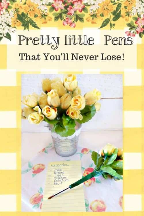 Pretty Little Pens! A spring craft from Sugar Pie Farmhouse