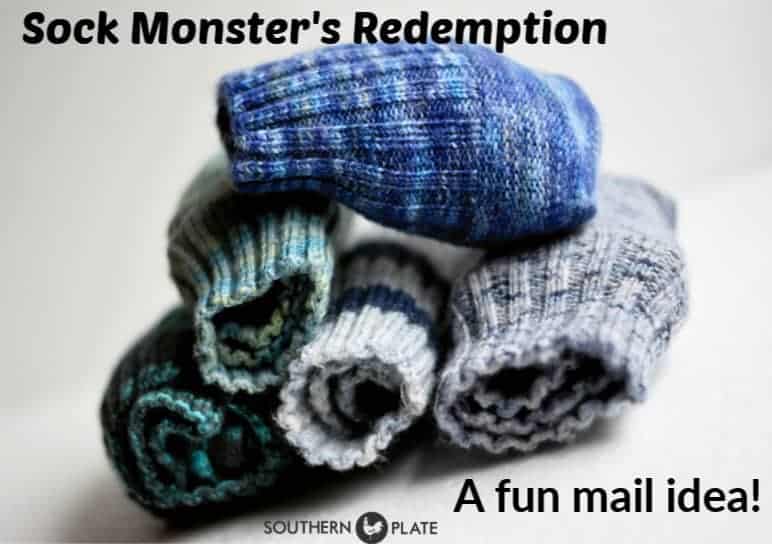 Sock Monster’s Redemption – a Fun Mail Idea!