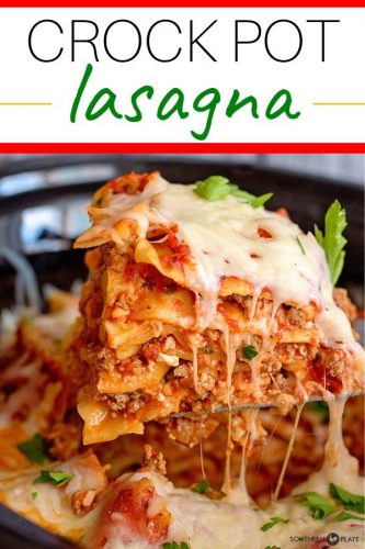 Pin for Crock Pot Lasagna.