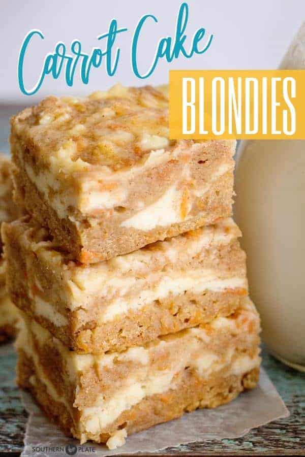 Carrot Cake Blondies