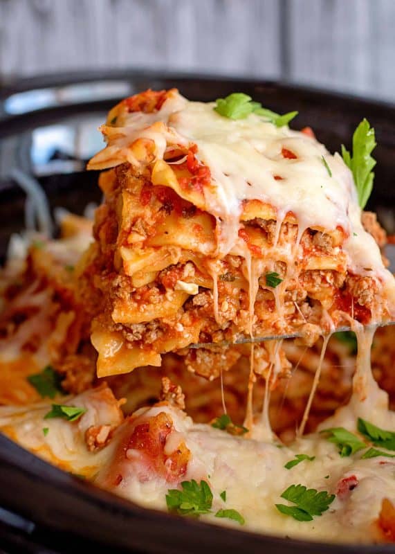 crockpot lasagna 