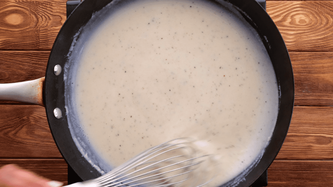 Continue cooking until gravy at preferred consistency.