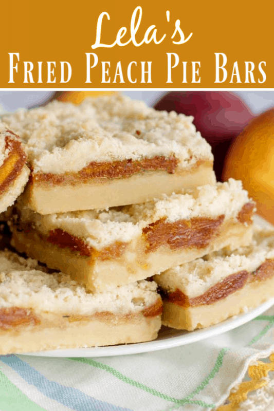 Peach bars hero image