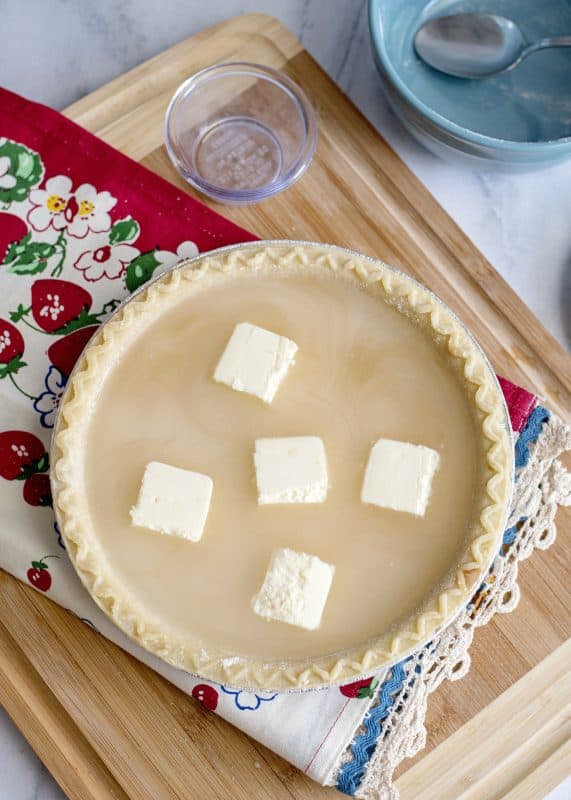 Pats of Butter on Water Pie