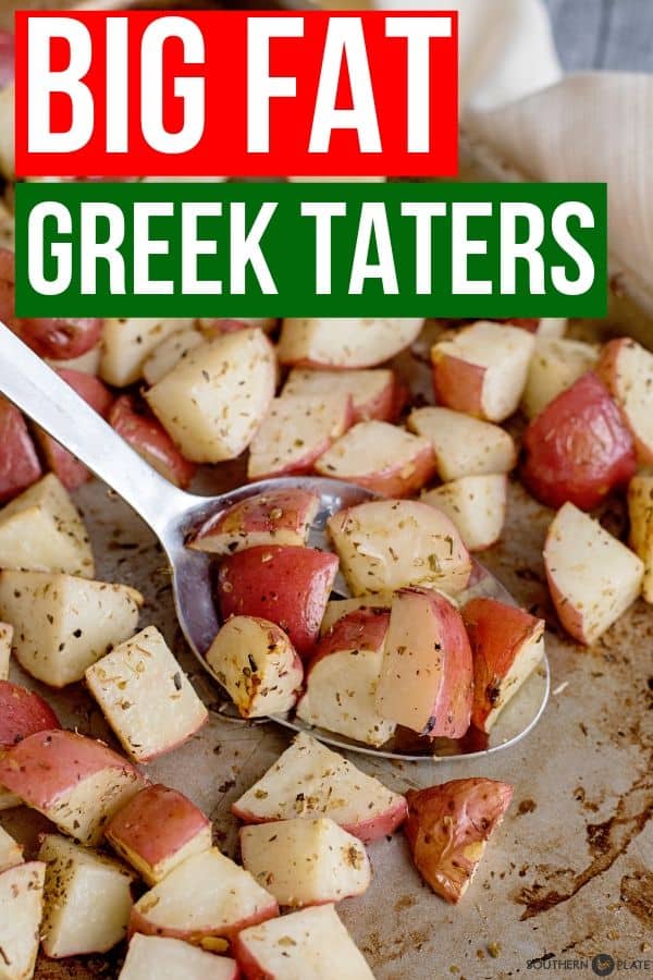 Roasted Greek potatoes hero image